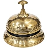 Nautical Table Bell Solid Brass Hotel Decor Office Motel Service Bell Rustic Vintage Home Decor Gifts