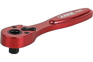 ARES 42062 – Dual Drive 1/4-Inch Drive and 1/4-Inch Bit 72-Tooth Micro Ratchet – 72-Tooth Fine Tooth Gear – Compact Size for Tight Spaces – Fits in Pocket