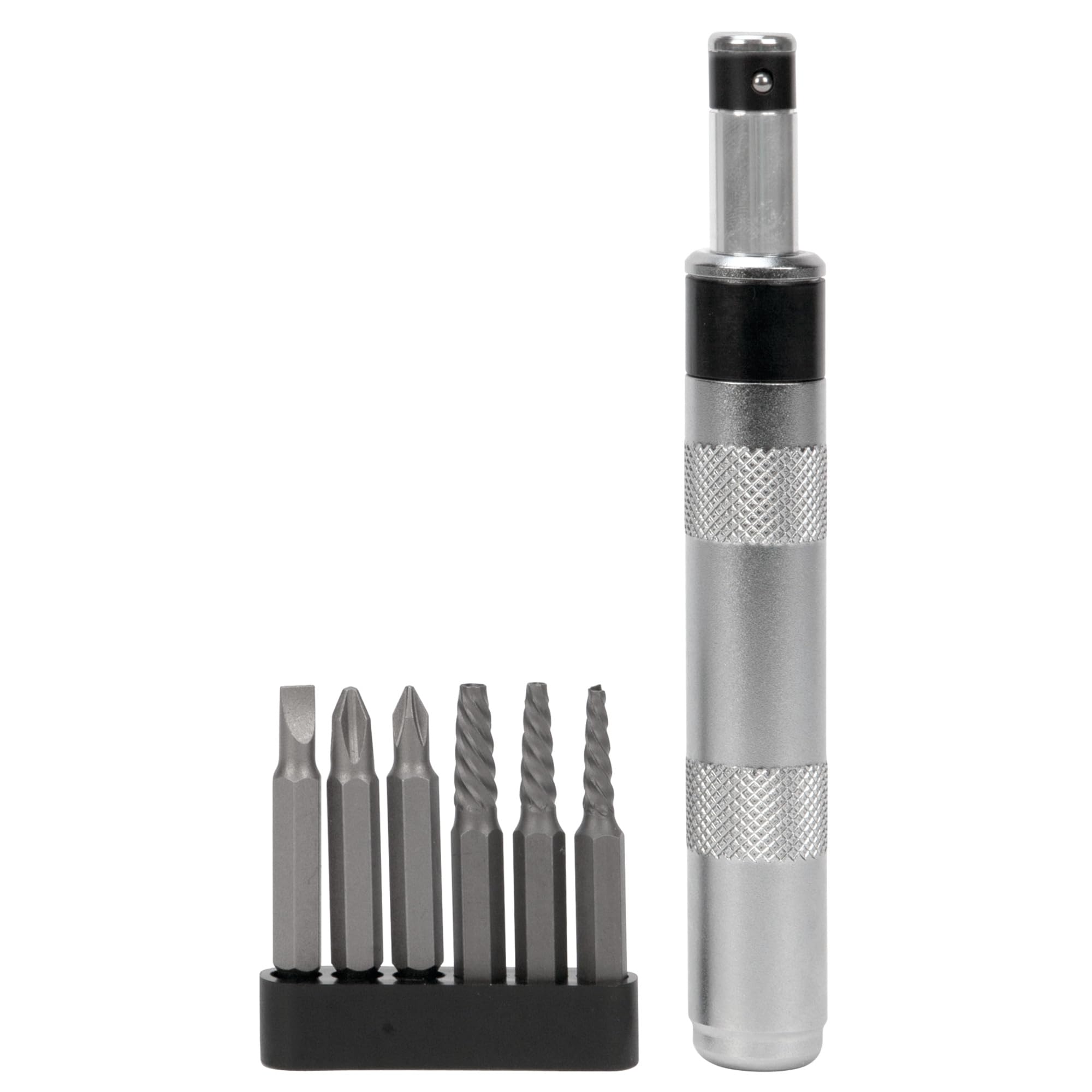 Performance Tool W2503 1/4-Inch Impact Driver & Extractor And Bits, black