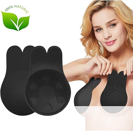 Copricapezzoli Adesivi Reggiseno Adesivo In Silicone Push-Up - Senza Spalline, Riutilizzabile E Traspirante - Per Abiti Scollati E Schiena Nuda Reggiseno Invisibile Schiena Nuda - Foto 5