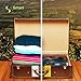8 Pack Jumbo Vacuum Storage Space Saver Bag Set | Hand Vacuum Bags with Travel Pump | Space Bags for Home & Travel | Reusable Vacuum Bags | Airtight & Waterproof Saver Bags by Smart Storage