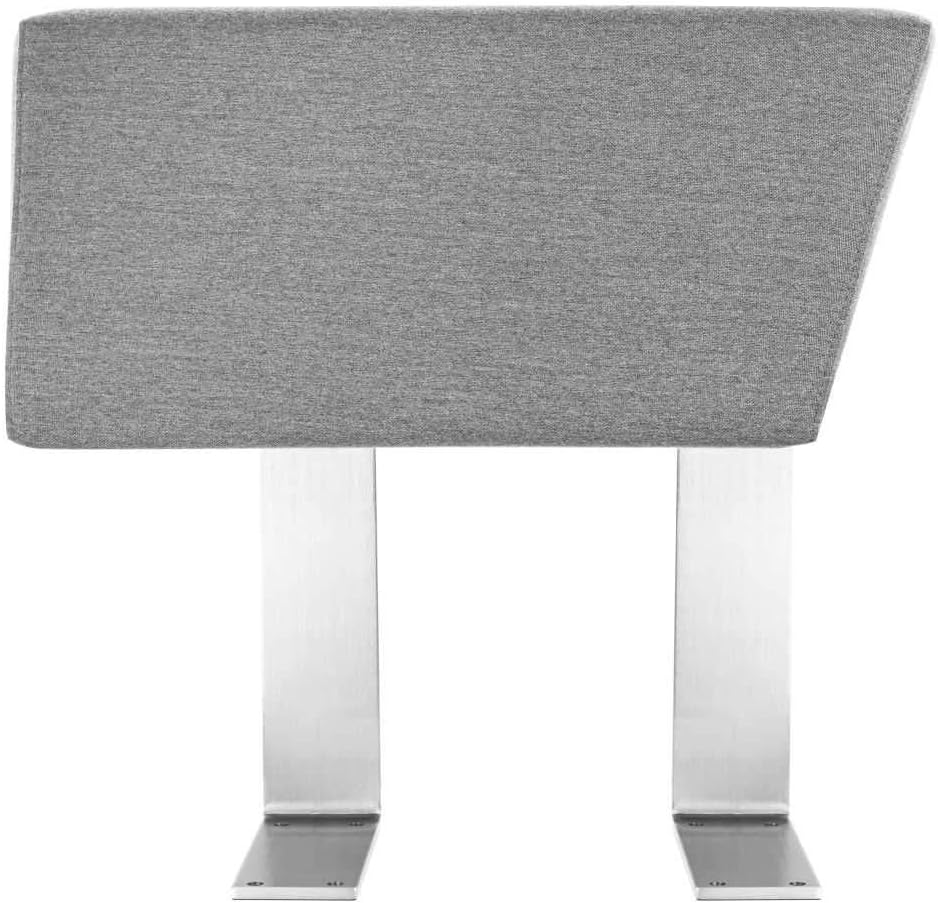 Niehoff Garden Corner Adapter for Bench Niden Left, Makes 2 Garden Benches Nidden into a Corner Bench, Batyline Eden or Sunbrella Natte, Upholstery Quick-Dry Foam