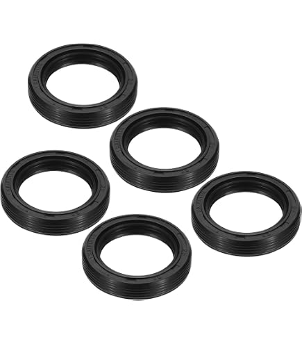 Joint Radial EU 25x40x5mm Caoutchouc Fluoro TG4 - Pour Arbres, Roulements, Pompes, Moteurs - Marron