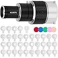 Bowens Mount Spotlight Conical Optical Snoot kit, Photography Studio Lighting Accessory with 34 Gobos & 5 Color Filters Compatible for Aputure Amaran Godox Neewer LED Video Speedlite Light