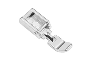 Universal Zipper Foot for Sewing Machines - Compatible with, Juki, Brother, Janome - Low Shank Metal Presser Foot
