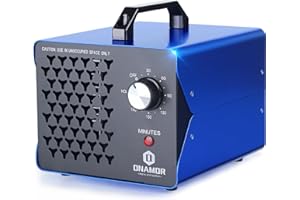 ONAMOR Ozone Generator 88,000mg - Ozone Machine for Home, Smoke, Car, and Pet Room. (Suitable for Area of 7,000 Square Feet) - Blue