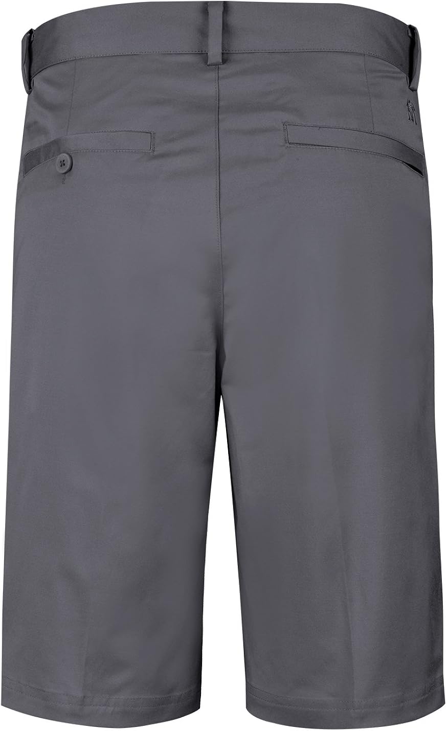 Lesmart Men's Golf Shorts Stretch Quick Dry Relaxed Fit Tech Performance Bermuda Shorts: Clothing