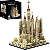 BBTiloBrix Sagrada Família Church Architectural Building Block Set, 10328 Pieces Collectible Cathedral Model, Spain Landmark 