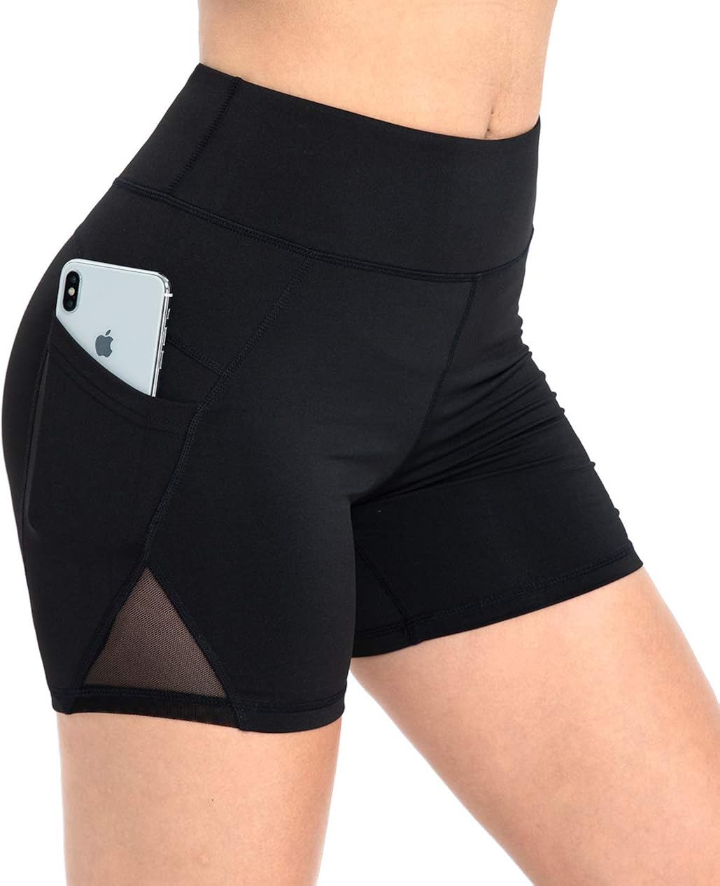 high waisted spandex shorts workout