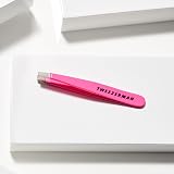 Tweezerman Neon Pink Mini Slant Tweezer Stainless Steel Eyebrow Precision view 4