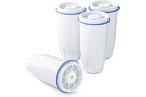 BOGDA 4 Pack Water Filter Replacement Zero, 5-Stage Compatible with Zero Pitcher and Dispenser, Fit for Zero Filter Water Replacement Filters and ZR-001 ZR-017 ZR-004