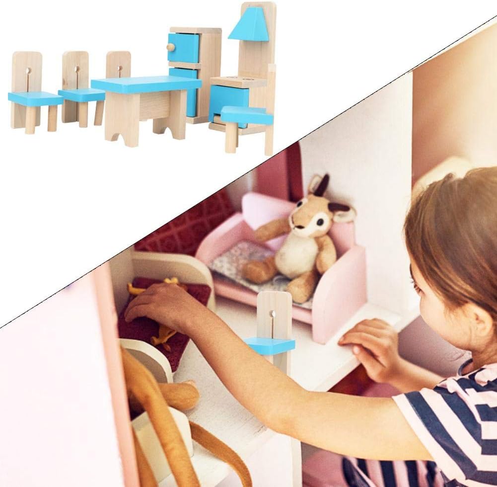 Regalos para niños pequeños Accesorios para Casas de muñecas Juego de