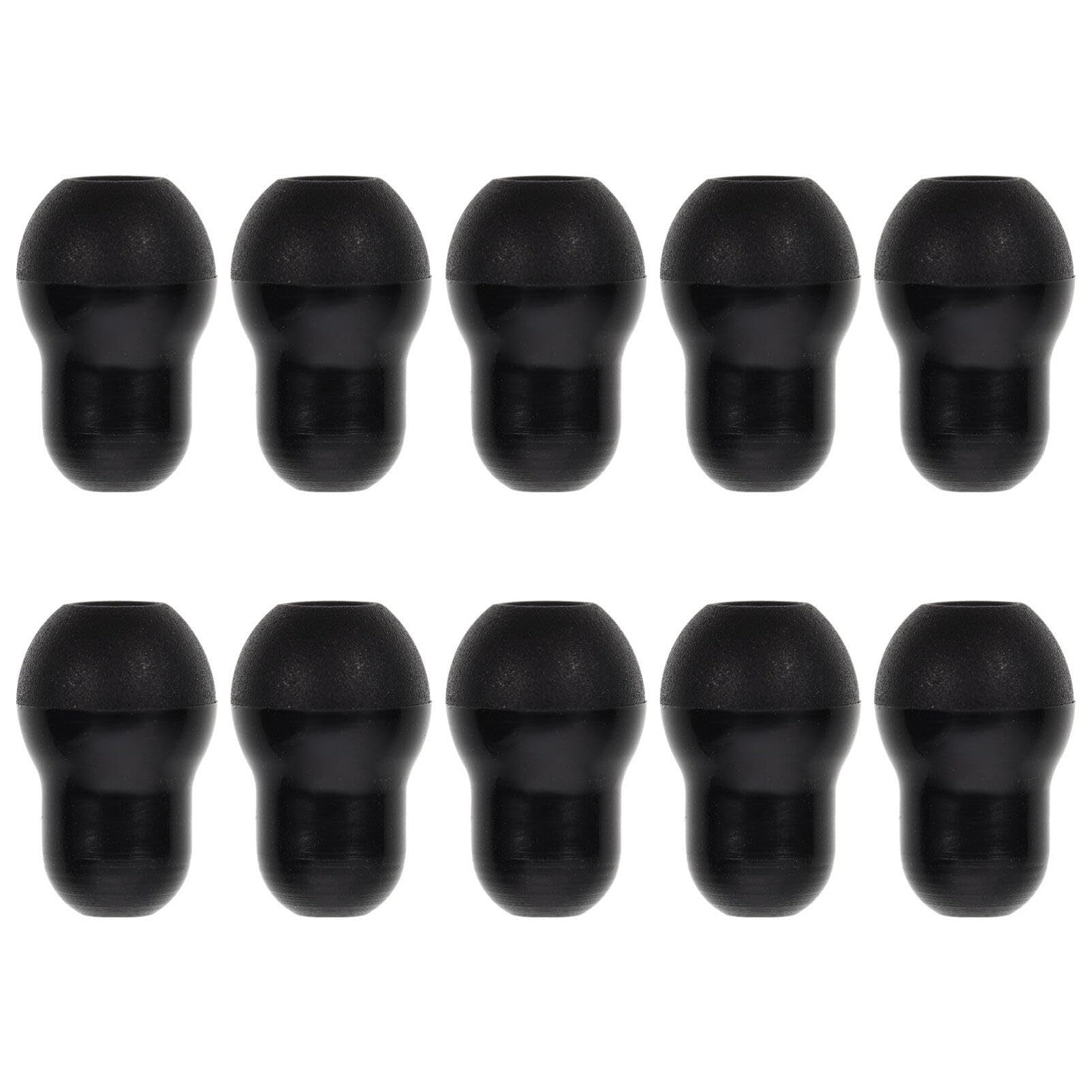 HEALLILY 10pcs/ Set Replacement Ear Tips for Stethoscopes Soft Universal Silicone Ear Buds (2. 5mm)