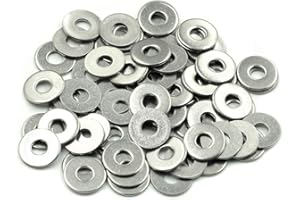PHITUODA M2.5 Stainless Steel Flat Washers 200Pcs