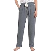 Weintee Women's Petite Cotton Lounge Pants with Pockets