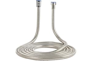 Upgrade 122-Inch Copper Head Shower Hose Stainless Steel Extra Long Shower Head Hose Bathroom Handheld Showerhead Sprayer Ext