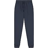 Nautica Girls School Uniform Jogger Pants, Stretch Performance Fabric, Elastic Waistand with Drawstring Closure