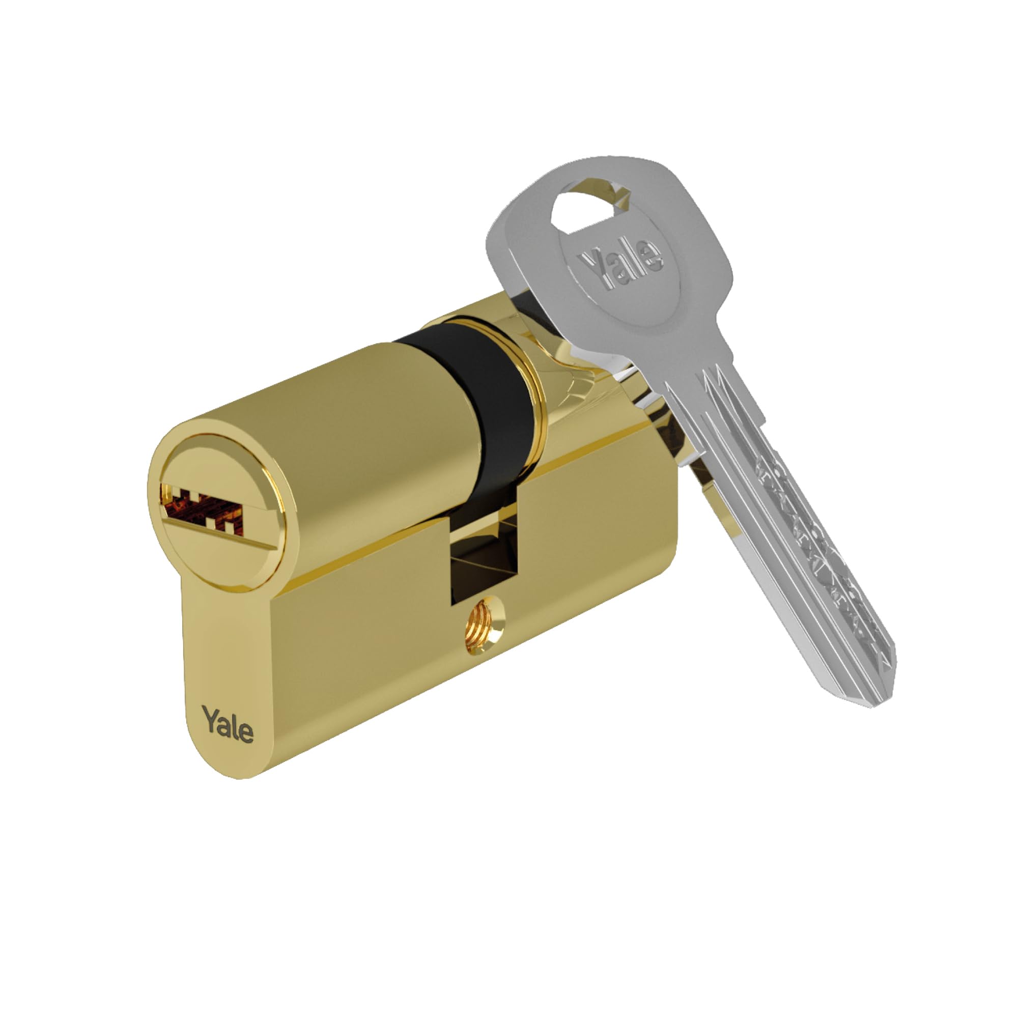Yale 110723040040201 Security Cylinder S1000 Brass 30 x 40 mm Key - Long Cam Wrench
