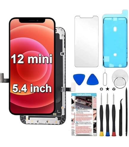 Amazon.com: XYIRMCYF 13200mAh 超大容量電池相容於iPhone 12 Mini,0