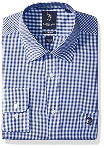 U S Polo Assn Mens Slim Fit Check Semi Spread | Desertcart Aruba