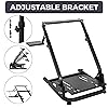 Hottoby Racing Wheel Stand With Reinforcement Bar - Compatible With Logitech G29, G920, Thrustmaster T300RS & More