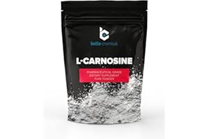 BELLE CHEMICAL Pure L-Carnosine Powder Pharmaceutical Grade for Anti-Aging and Cognitive Health (4 Ounce)