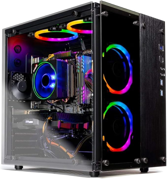 SkyTech Legacy II Gaming Computer PC Desktop Ryzen 7