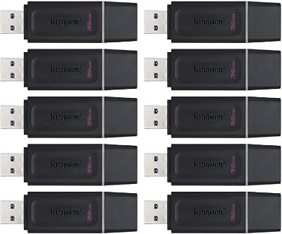 Kingston 32GB DataTraveler Exodia Flash Drives DTX/32GB Pack of 10 USB 3.2