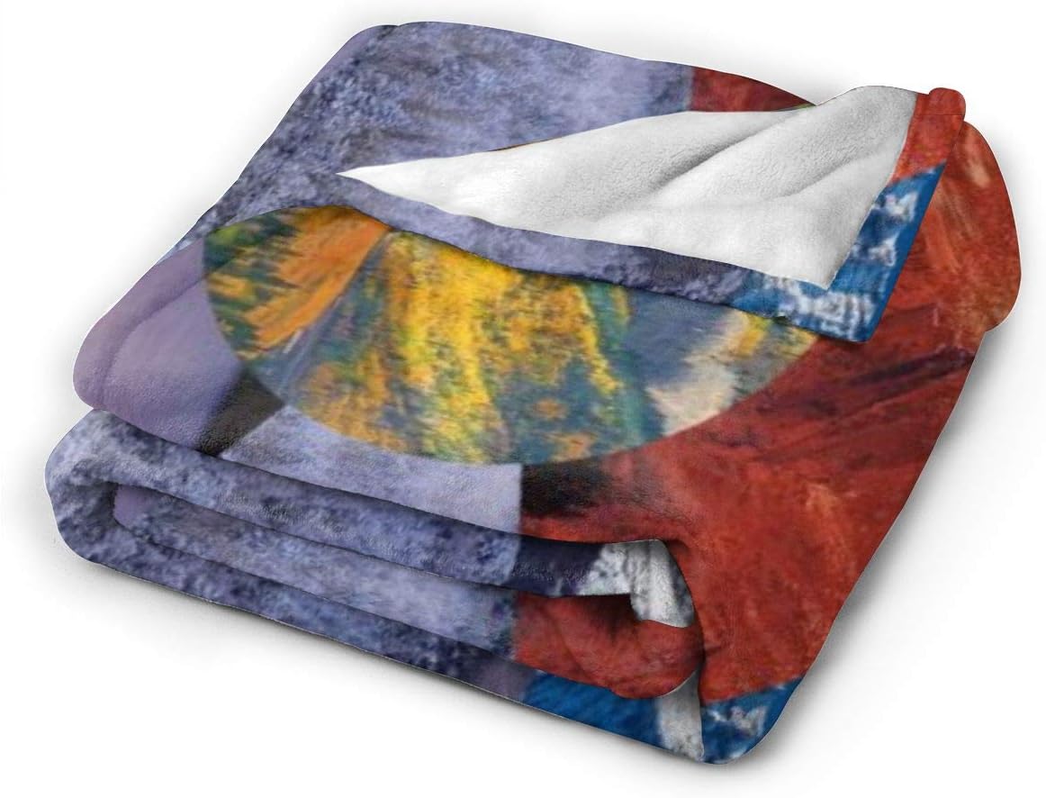 NTMCXFW Blanket,Colorado State Flag Mountains Super Soft