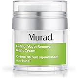 Murad Retinol Youth Renewal Night Cream - (1.7 fl oz), Breakthrough Anti Aging Night Cream with Retinol and Swertia Flower to Visibly Minimize Wrinkles and Restore Your Skin's Smooth Texture