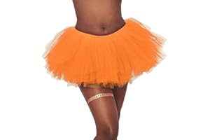 RELBCY Women's Tulle Tutu Skirt Layered Ballet Tutu Princess Party Tutu Costume Classic 6 Layers for Women and Girls