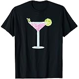 Martini with Lime Cocktail Party Drinking T-Shirt