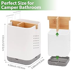 Boperzi Toothbrush and Toothpaste Holder with