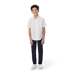 French Toast Boys' Short Sleeve Classic Poplin