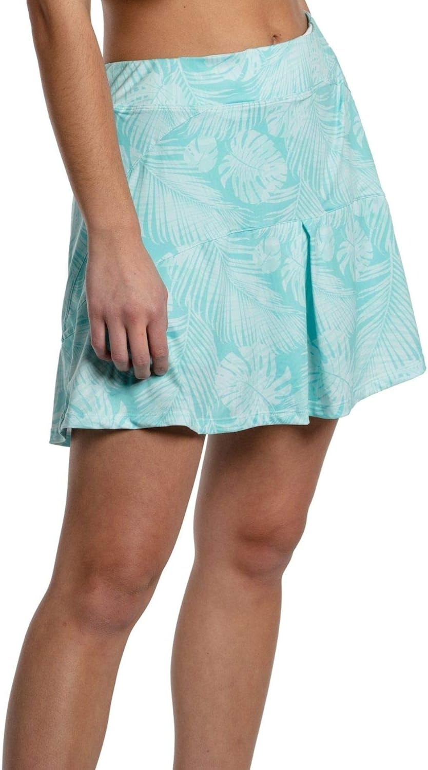 Baddle Women's Knit Pleated Circle Skort Clothing