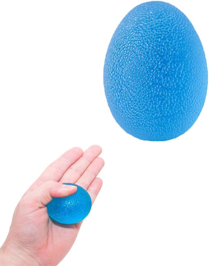 Eholder Hand Exercise Ball,Squeeze Stress Relief Exerciser or ADHD & Autism Therapy Gripper for Strengthening Fingers,Forearms,Wrists or Hands Egg Shaped Hand Grip Strengthener