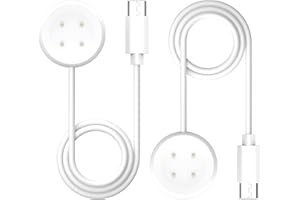 [2-Pack] Charger Compatible for Google Pixel Watch 2 3/Fitbit Ace LTE Replacement Charging Cable. (3.3Ft/100cm) [Not for Pixe