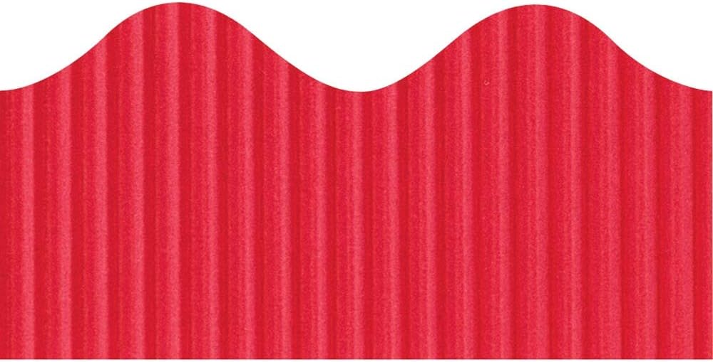 Pacon Bordette Scalloped Decorative Border Rectangle with Scalloped