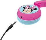 Lexibook Minnie 2-in-1 Bluetooth Kids Headphones Pink Blue HPBT010MN view 3