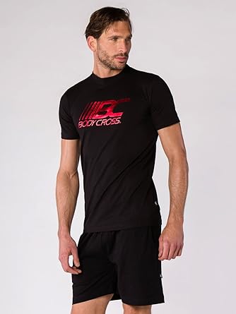BodyCROSS Bruno2 - Camiseta de Fitness para Hombre: Amazon.es ...
