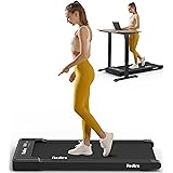 Redliro Walking Pad Treadmill Under Desk, Portable Mini Treadmill with Remote Control, Bluetooth, 265lbs Max Weight, Installa