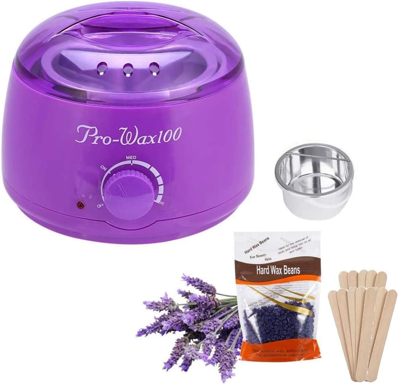 TKOOFN 500ml Electric Wax Warmer & Heater Kit, Hot Paraffin Wax Pot