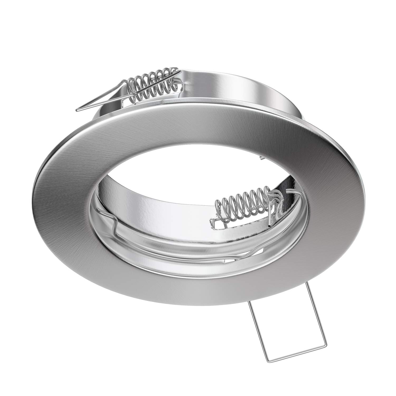 ledscom.de Ceiling mounting Frame Fere, Round, Stainless Steel matt — image 1