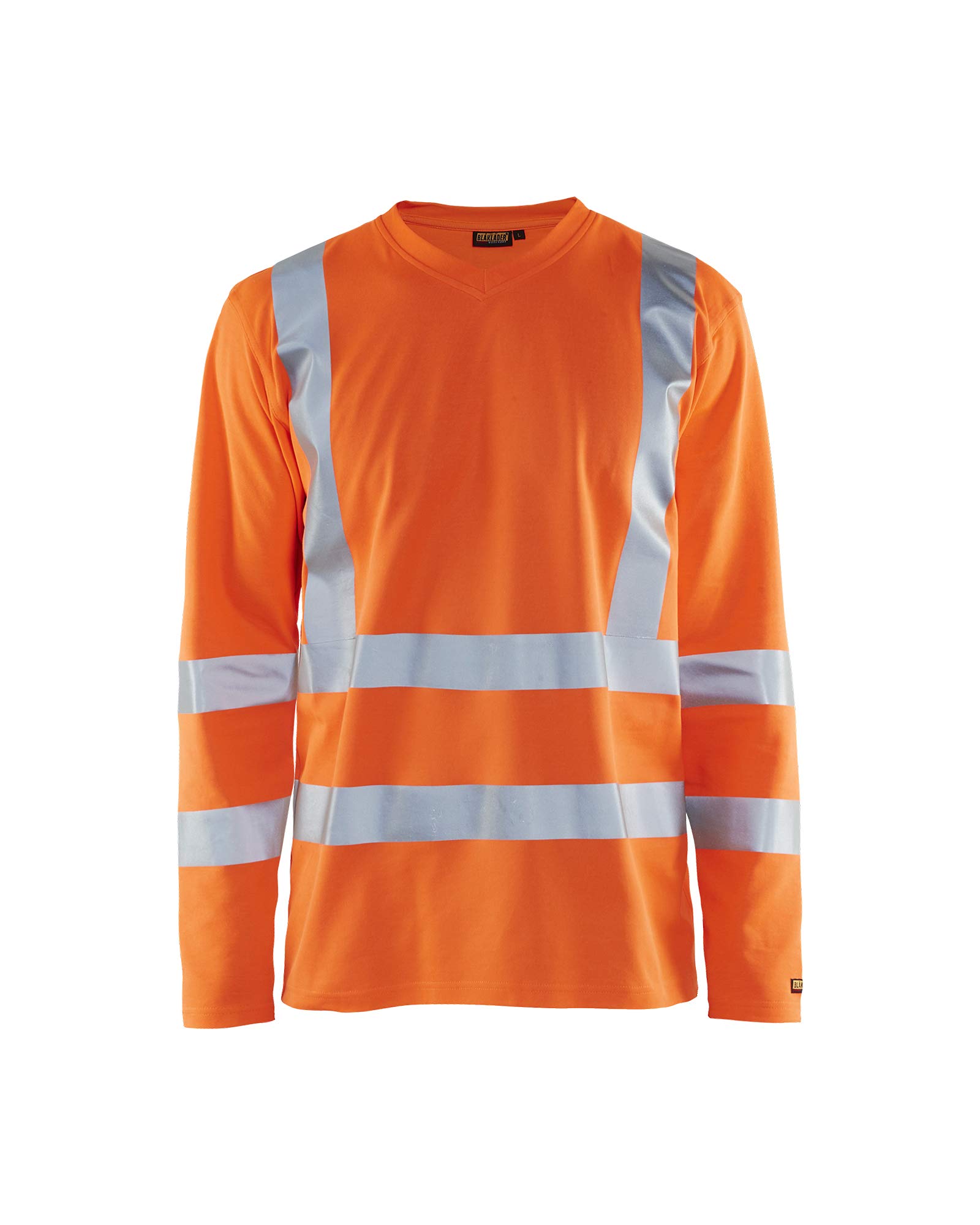 Blakläder 3381107053004XL Size 4X-Large Cl.3 "High Vis/UPF 50+" Long Sleeve Shirt - Orange