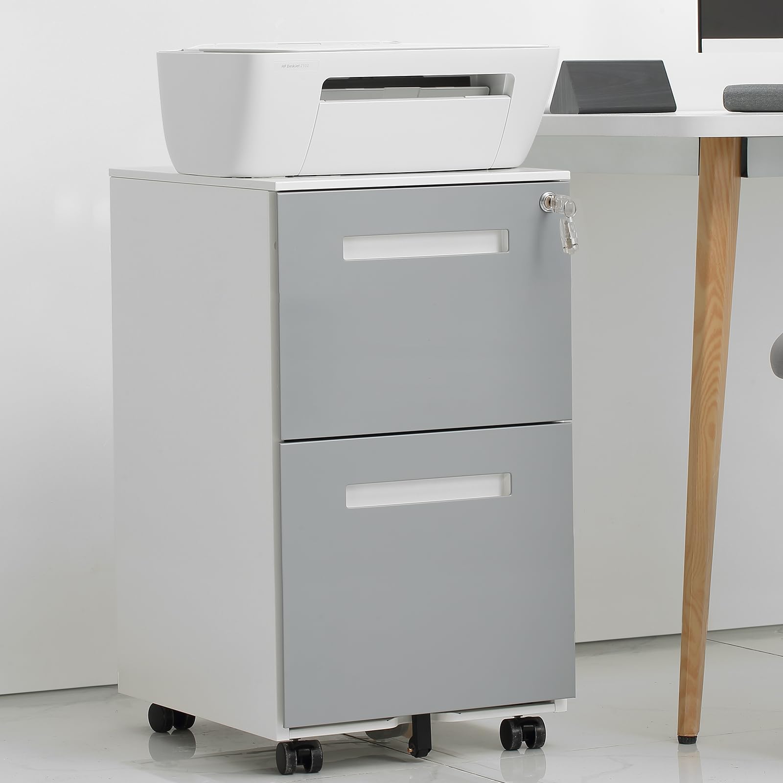 Ball & Cast 3 Drawer Mobile Locking File