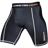 Meister MMA Compression Rush Fight Shorts w/Cup Pocket | Premium 4-way stretch fabric, moisture-wicking, ultra comfortable shorts for MMA, Muay Thai, BJJ and more