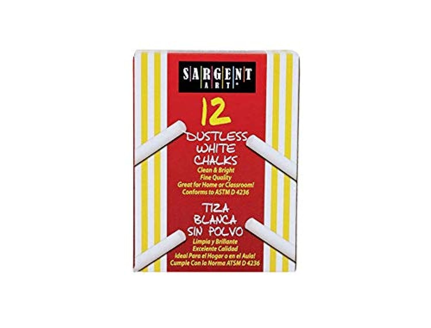 Photo 1 of Sargent Art 66-2012 12-Count White Dustless Chalk