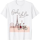 Paris Shirt Ooh La La Paris, France Shrit Eiffel Tower T-Shirt