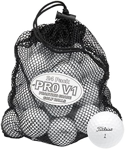 Challenge Recycled Titleist Pro V1 Practice Golf Balls 24-Ball Pack