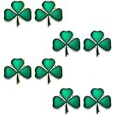 WCRAZYE St.Patrick's Day Stud Earrings for Women Unique Lucky Irish Shamrock Earrings Four Leaf Clover Earrings,Green Leaf Earrings Good Luck St Patrick's Day Jewelry Gift